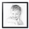 ArtToFrames 26x26" Matted Picture Frame with 22x22" Single Mat Photo Opening Framed in 1.25" Black and 2" Mat (FWM-3926-26x26)